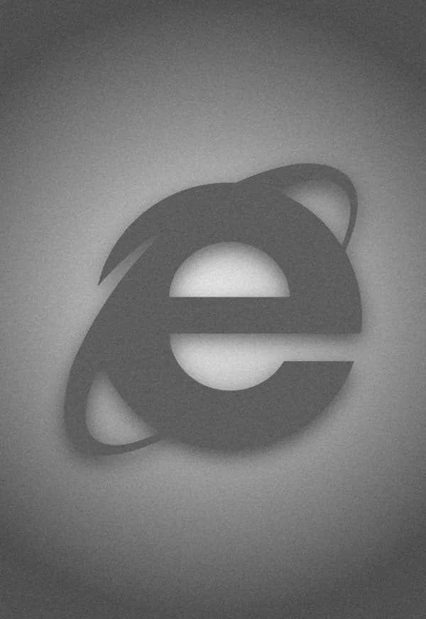 Funeral portrait of Internet Explorer